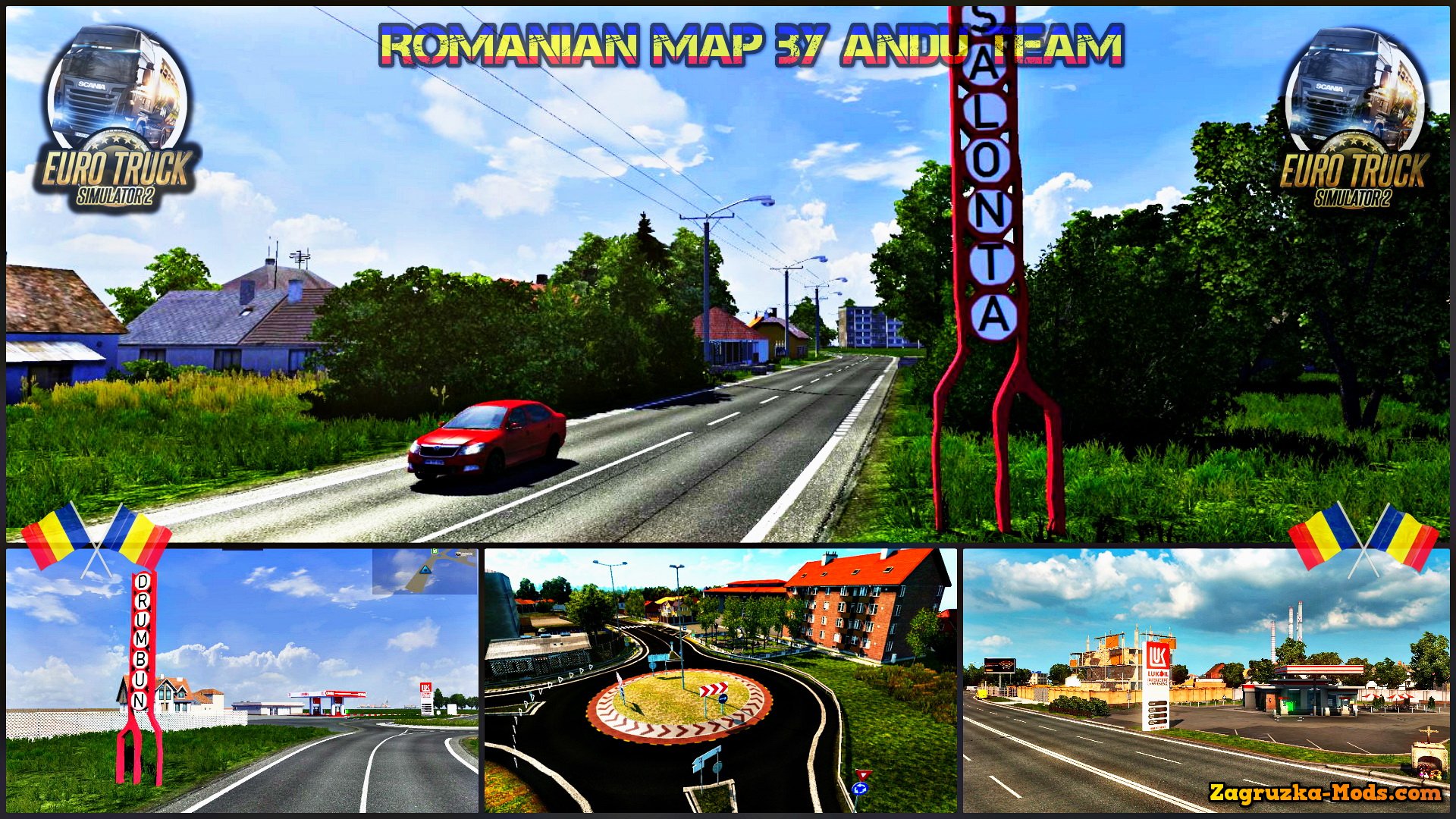 Romanian Map v0.2a by Andu Team for ETS 2