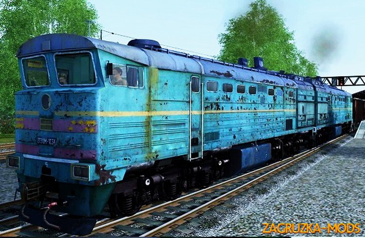 Locomotive 2TE10M 1034 for Train Simulator 2015