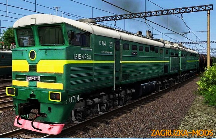 Locomotive 2TE10M 0714 for Train Simulator 2015