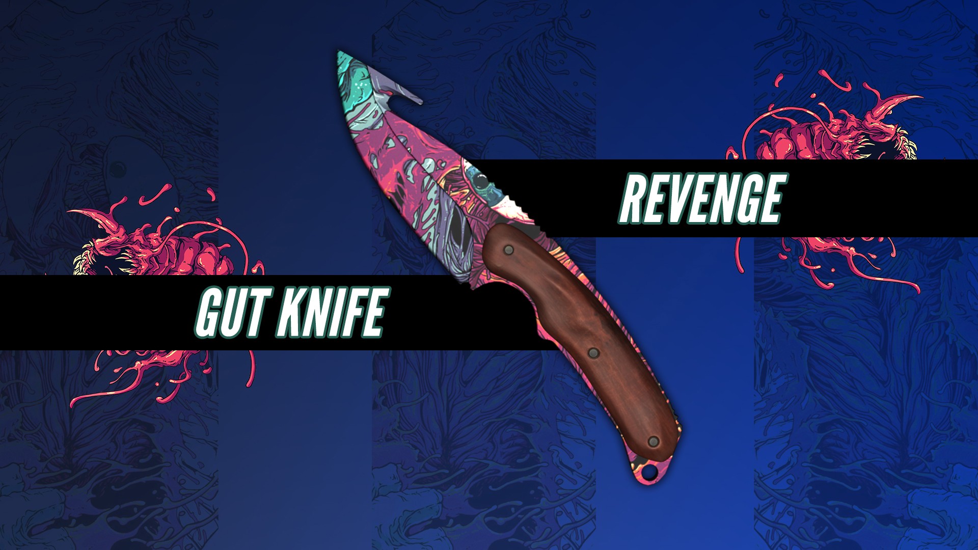 Gut Knife - Revenge Skin for CS:GO