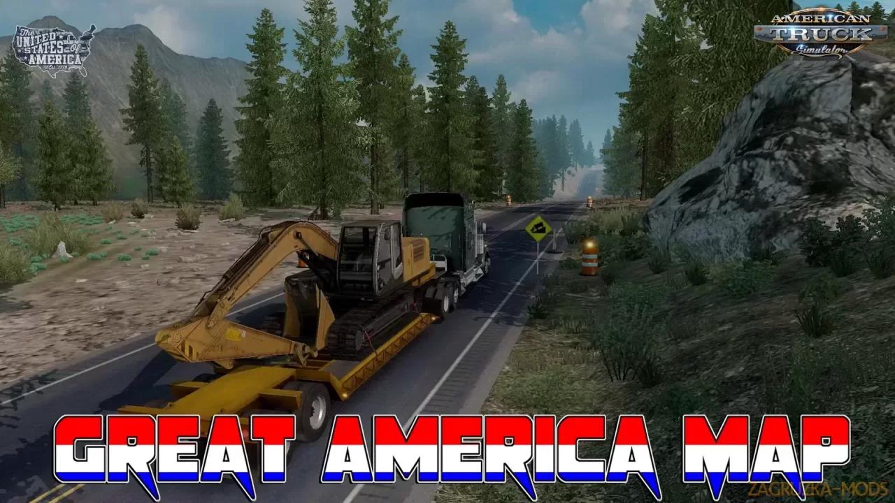 Great America Map v1.0 (1.36.x) for ATS