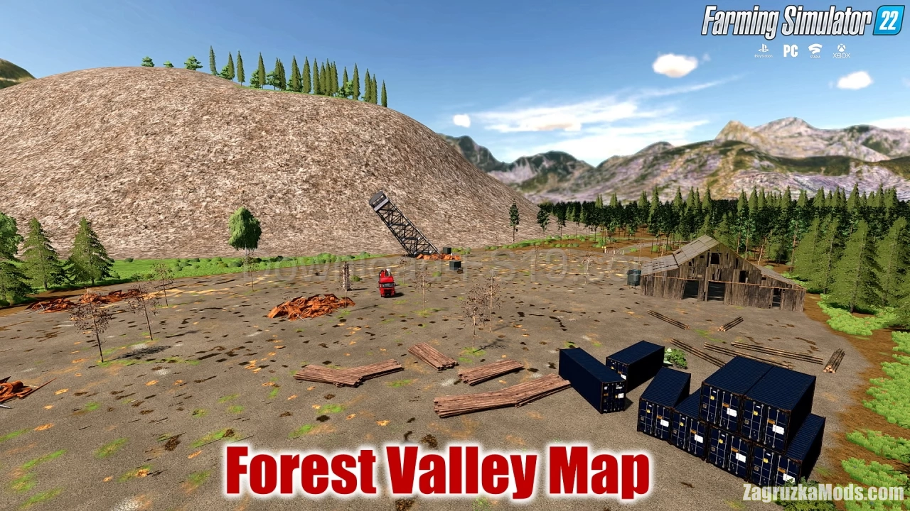 Forest Valley Map v1.0.1 for FS22