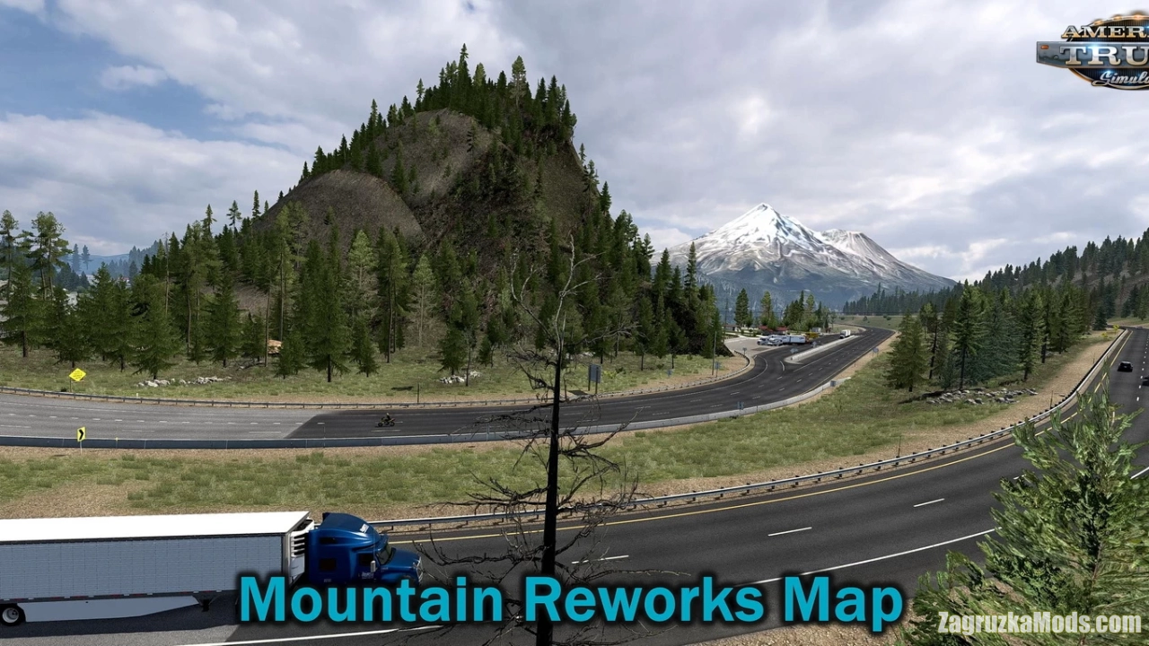 Mountain Reworks Map v1.0 (1.49.x) for ATS